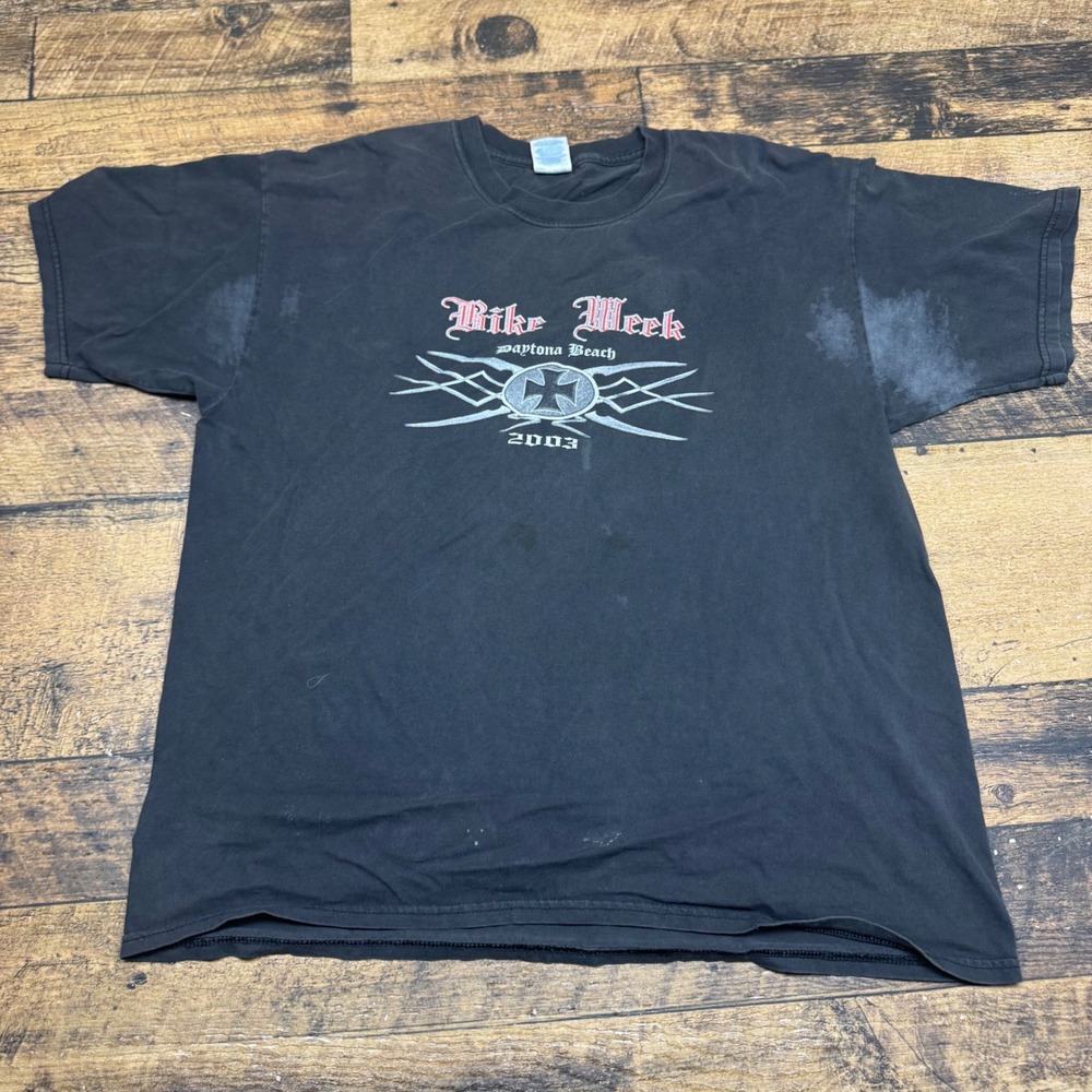 Gildan Bike Week Daytona Beach 2003 Graphic T-Shirt XL